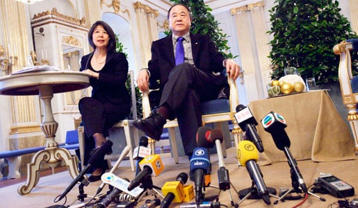 Press conference with Mo Yan at the Swedish Academy in Stockholm