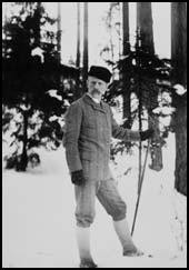Nansen on skis.