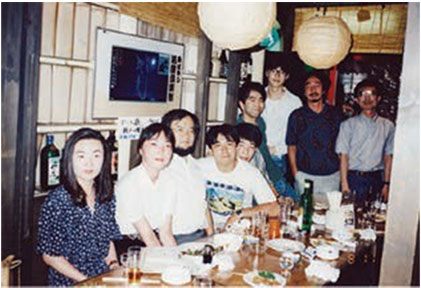 First laboratory members at the University of Tokyo.
