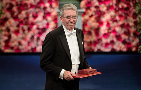 Jean-Pierre Sauvage after receiving his Nobel Prize in Chemistry