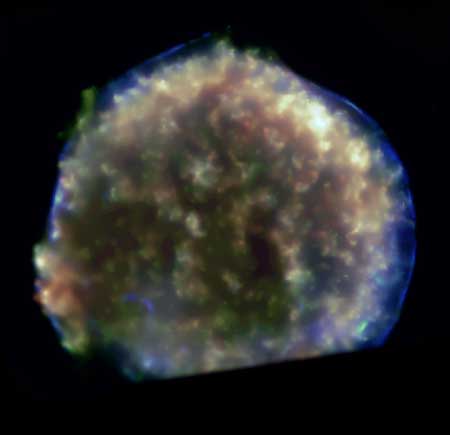 Remnants of supernova
