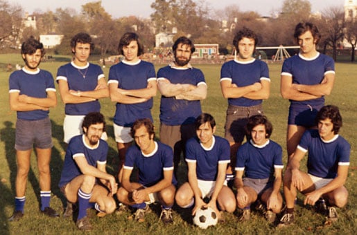 Greeks of LSE, our football team during graduate studies, 1972