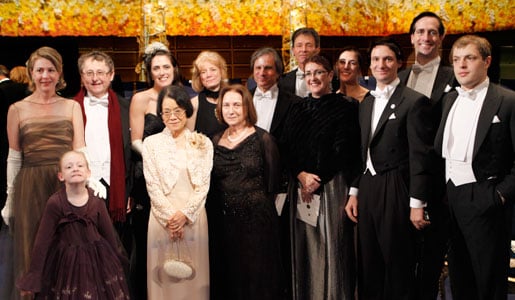 Family and friends of he late Professor Ralph M. Steinman assembled after the Nobel Prize Award Ceremony