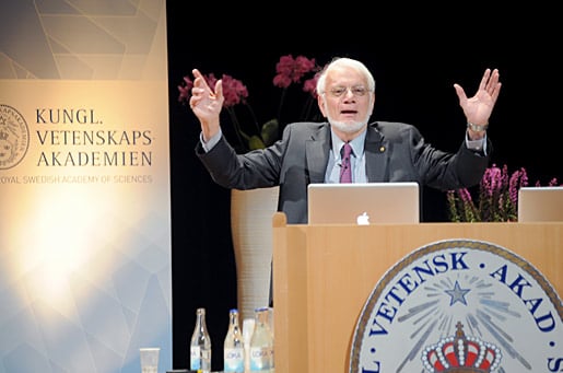 Thomas A. Steitz delivering his Nobel Lecture