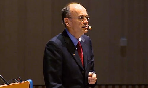 Thomas C. Südhof delivering his Nobel Lecture