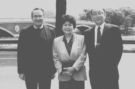 Professor Akira Suzuki with Professor E.J. Corey'