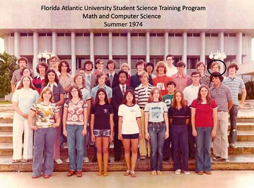 Participants at 1974 National Science Foundation Student Science Training Program