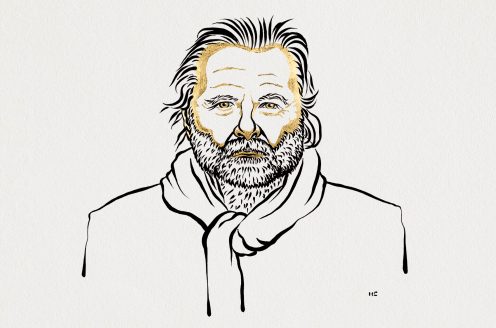 Drawing of Jon Fosse