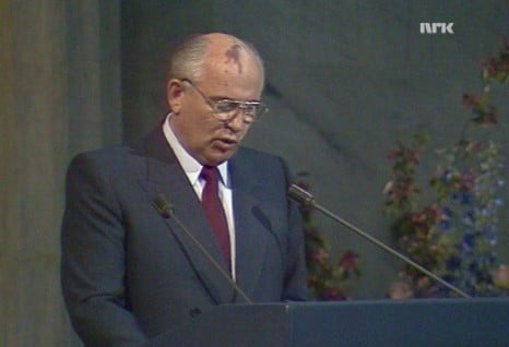 A man delivering a speech